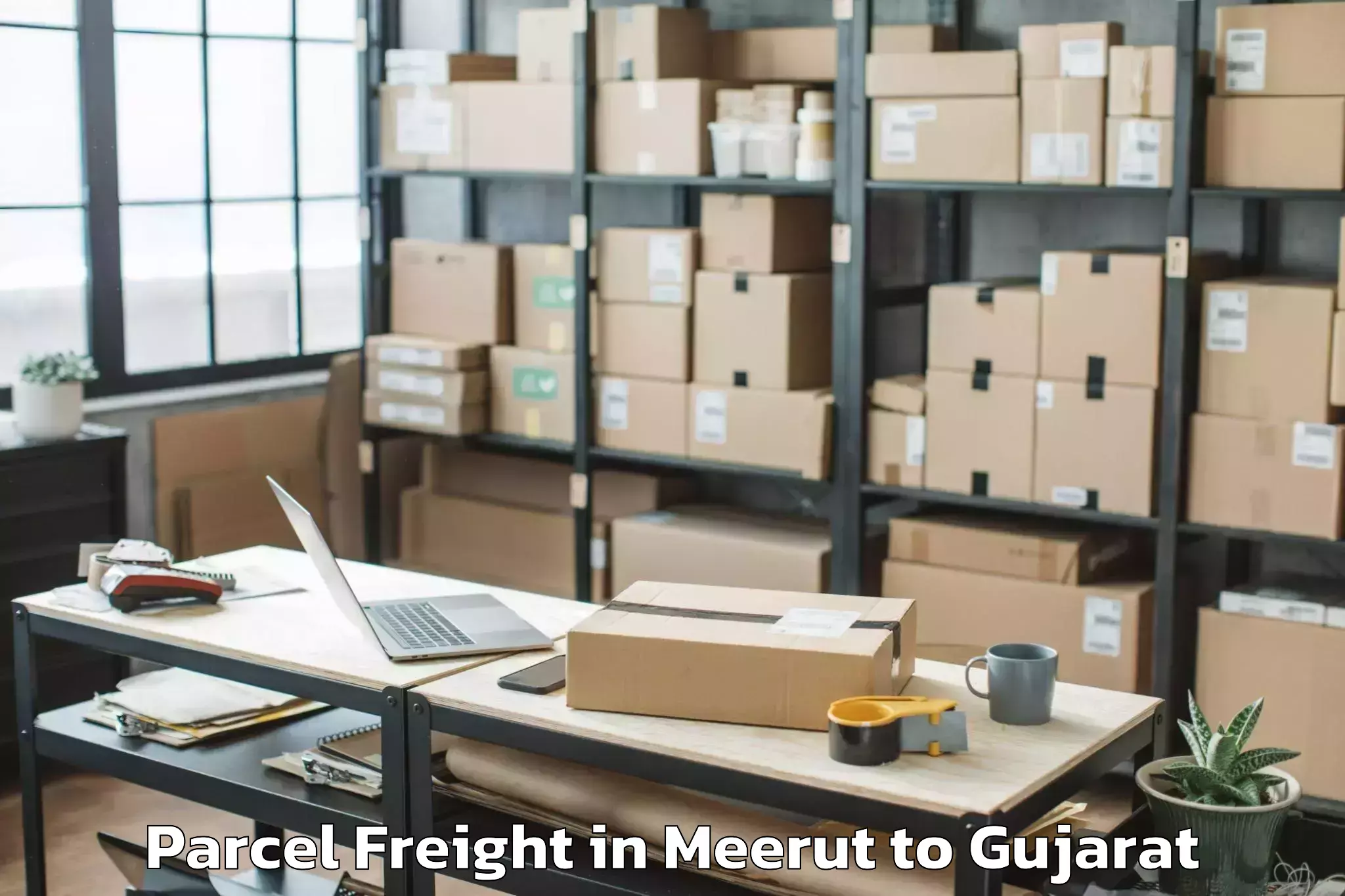 Quality Meerut to Paliyad Parcel Freight